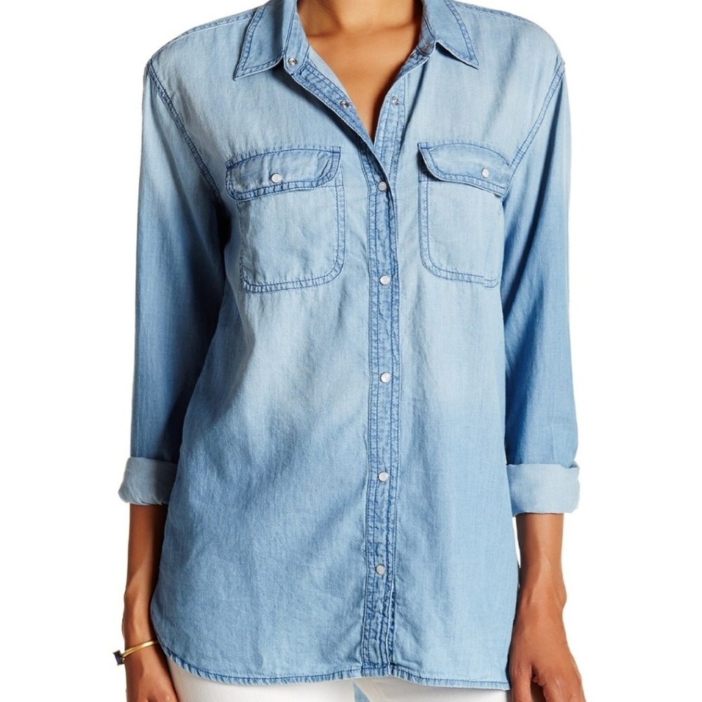 Melrose and Market button down denim shirt